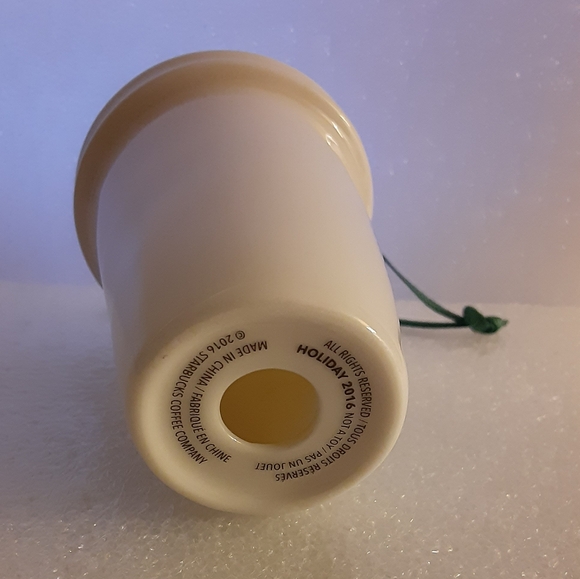 Starbucks 2016 White and Green Logo Siren Ornament - Picture 4 of 4